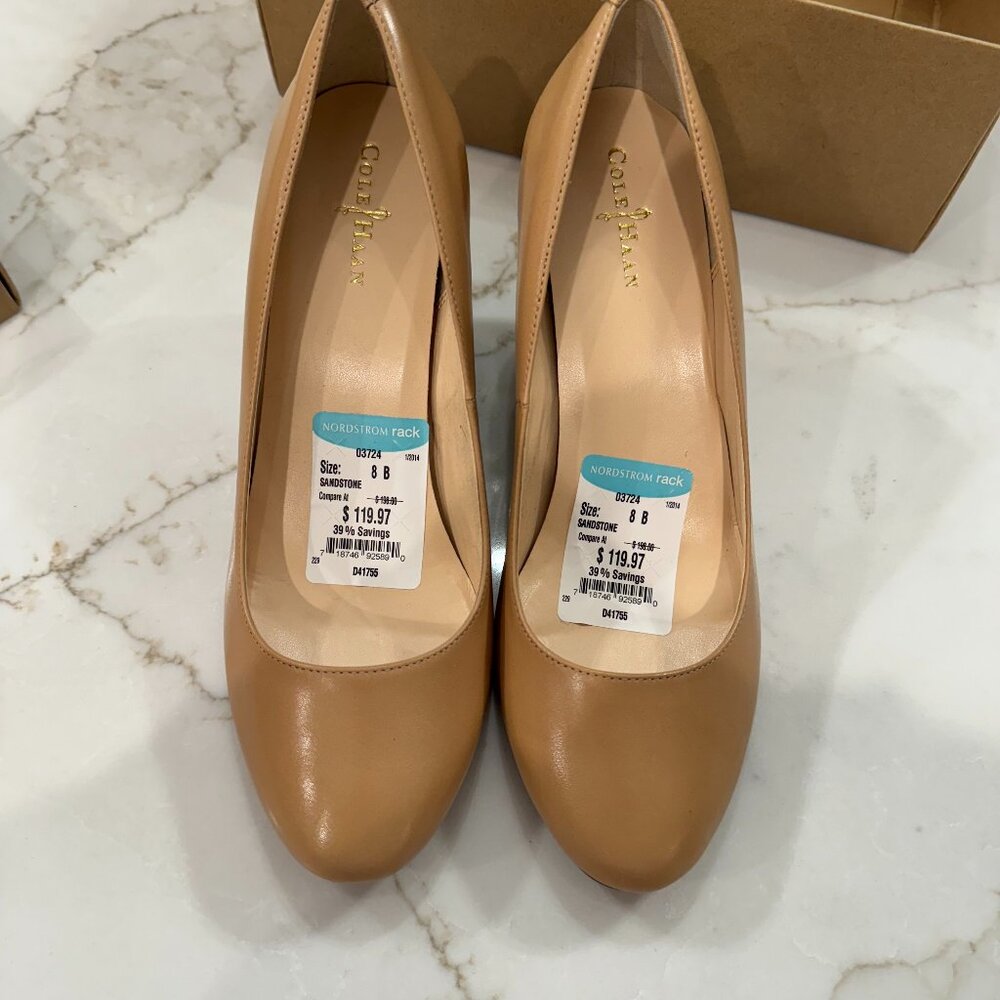 Brand New Cole Haan Lainey Leather Wedge Size 8